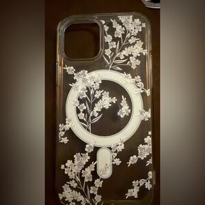 iPhone 12 Floral Clear MagSafe Phone Case